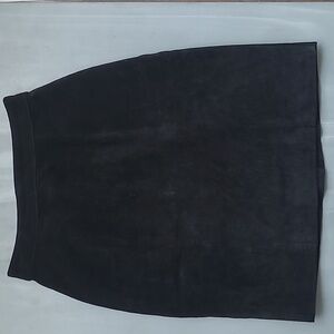 Black Suede Skirt from The Limited